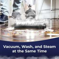 BISSELL - Crosswave Hydrosteam Corded Wet Dry Vac - Titanium/Cooper Harbor