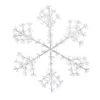 Holidynamics Holiday Lighting Solut 48-in Hanging Snowflake Hanging Decoration with White LED Lights