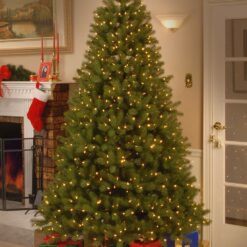 National Tree Company 6.5-ft Douglas Fir Pre-lit Artificial Christmas Tree with Multicolor LED Lights