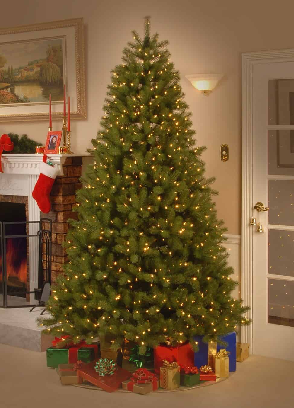 National Tree Company 6.5-ft Douglas Fir Pre-lit Artificial Christmas Tree with Multicolor LED Lights