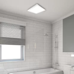Utilitech Ventilation fan 1-Sone 150-CFM White Decorative Lighted Bathroom Fan, ENERGY STAR