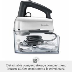 Breville the Handy Mix Scraper Mixer, BHM800BTR, Black Truffle