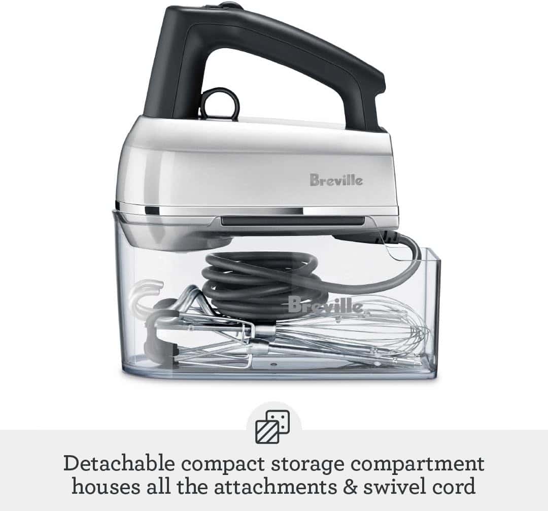 Breville the Handy Mix Scraper Mixer, BHM800BTR, Black Truffle