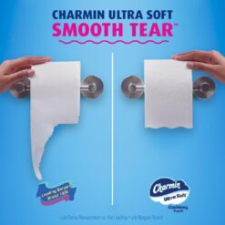 Charmin Toilet Paper Ultra Soft Cushiony Touch, 30 Family Mega Rolls = 153 Regular Rolls