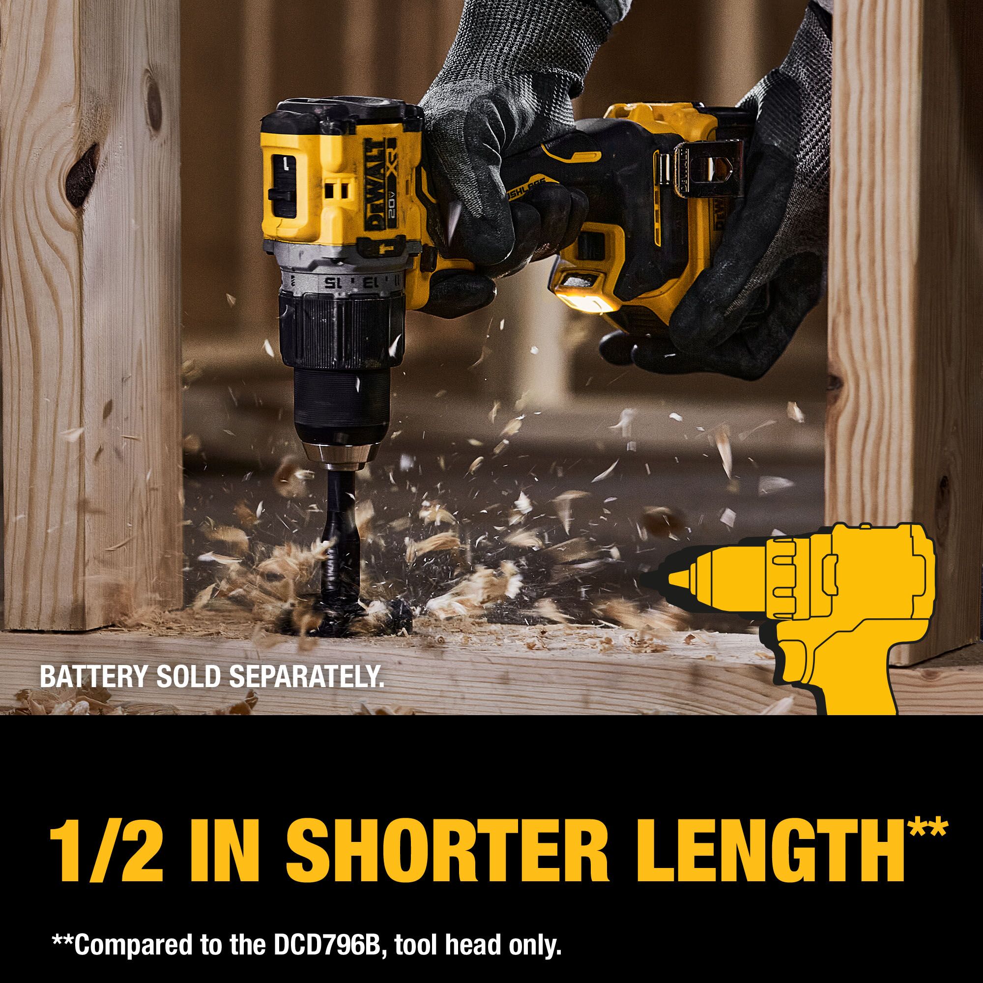 DEWALT 20-volt Max 7-Tool Brushless Power Tool Combo Kit with Soft Case (2-Batteries Included and Charger Included) - Image 8