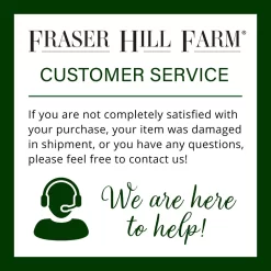 Fraser Hill Farm Unlit 9-ft Oregon Pine Artificial Christmas Tree