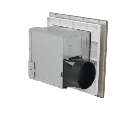 Utilitech Ventilation fan 1.5-Sone 100-CFM Brushed Nickel Decorative Lighted Bathroom Fan, ENERGY STAR