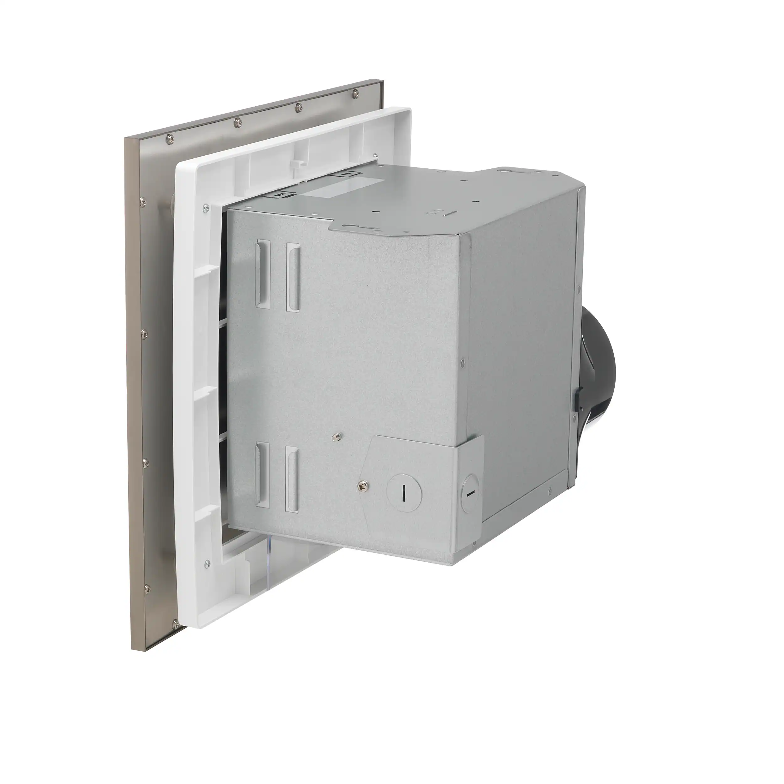 Utilitech Ventilation fan 1.5-Sone 100-CFM Brushed Nickel Decorative Lighted Bathroom Fan, ENERGY STAR