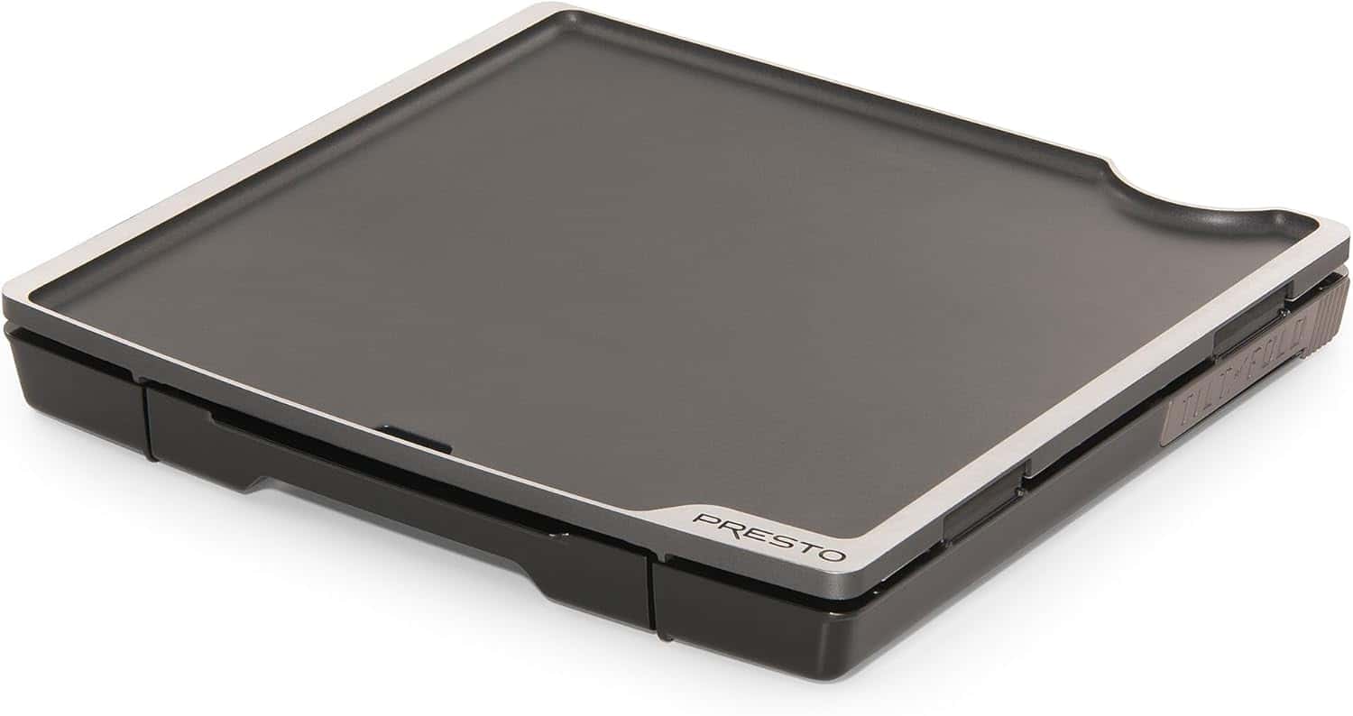 Presto 07071 15-inch Electric Tilt-n-fold Griddle, Black
