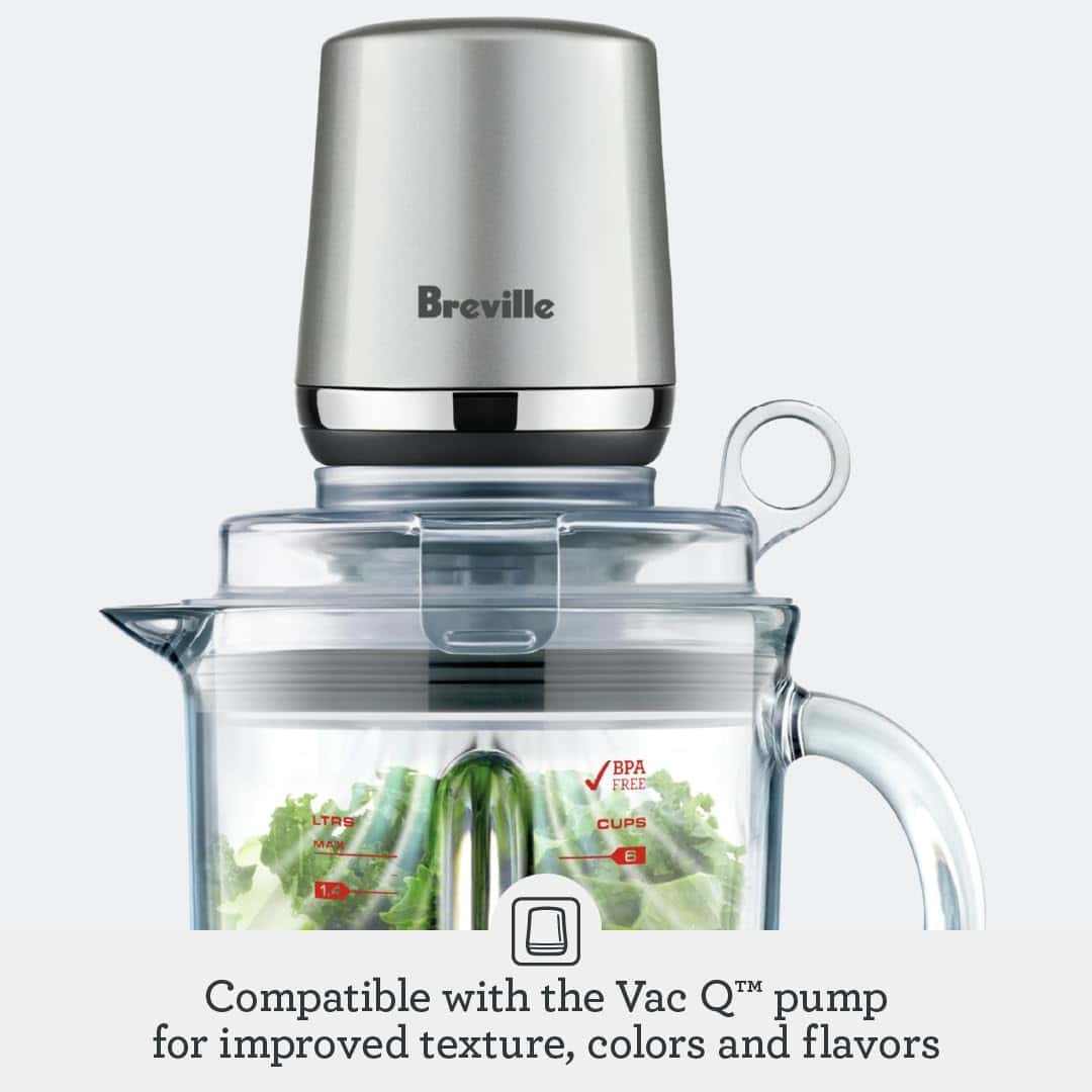 Breville BBL620BTR The Fresh & Furious Food Blender, 50oz, Black Truffle
