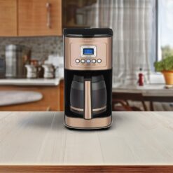 Cuisinart Coffee Maker, 14-Cup Glass Carafe, Fully Automatic for Brew Strength Control & 1-4 Cup Setting, Copper