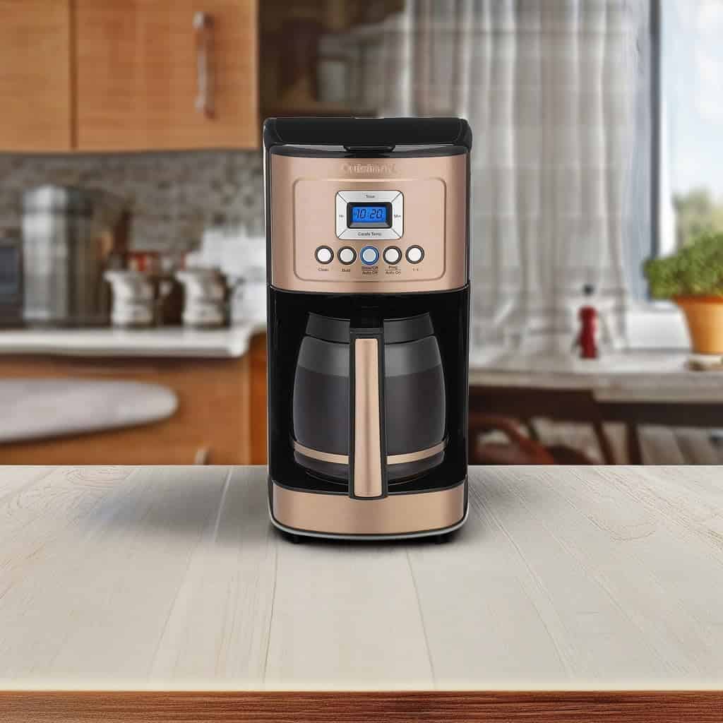 Cuisinart Coffee Maker, 14-Cup Glass Carafe, Fully Automatic for Brew Strength Control & 1-4 Cup Setting, Copper