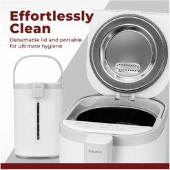 CUCKOO CWP-A501TW 5-Liter Hot Water Dispenser & Warmer with 4 Operating Modes, Chlorine Evaporation, Child Lock Function (White/Gray)