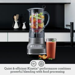 Breville BBL620DBL The Fresh & Furious Food Blender, 50oz, Damson Blue