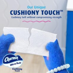 Charmin Toilet Paper Ultra Soft Cushiony Touch, 30 Family Mega Rolls = 153 Regular Rolls