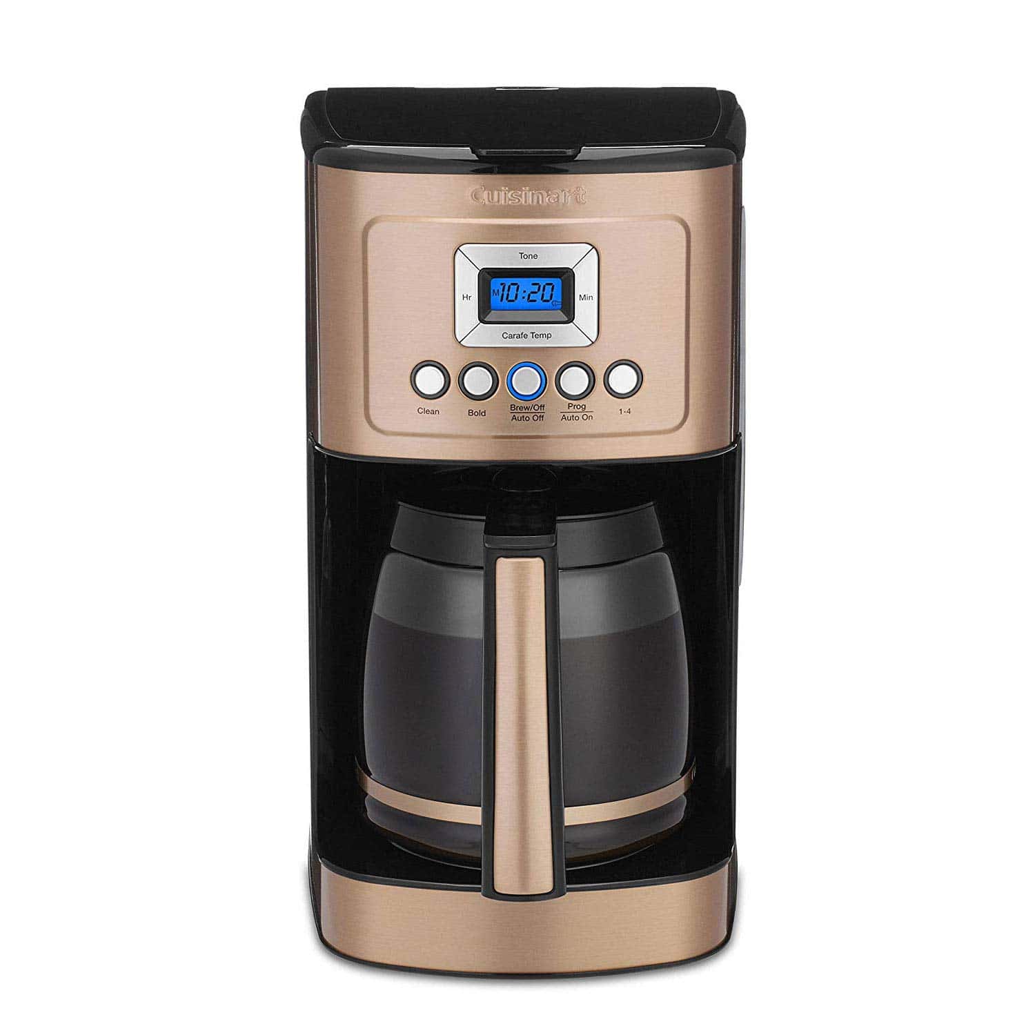 Cuisinart Coffee Maker, 14-Cup Glass Carafe, Fully Automatic for Brew Strength Control & 1-4 Cup Setting, Copper