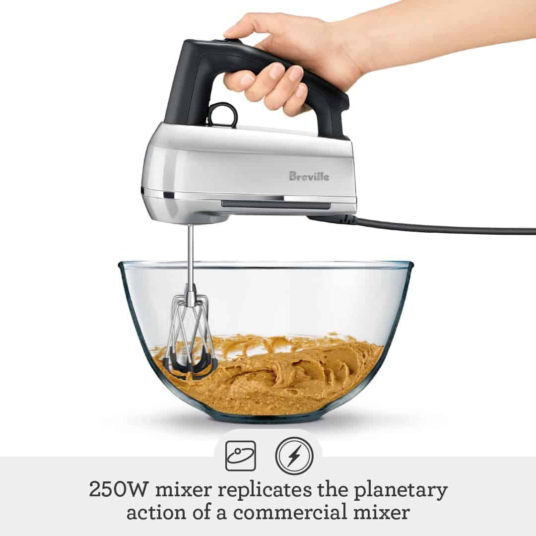 Breville the Handy Mix Scraper Mixer, BHM800BTR, Black Truffle