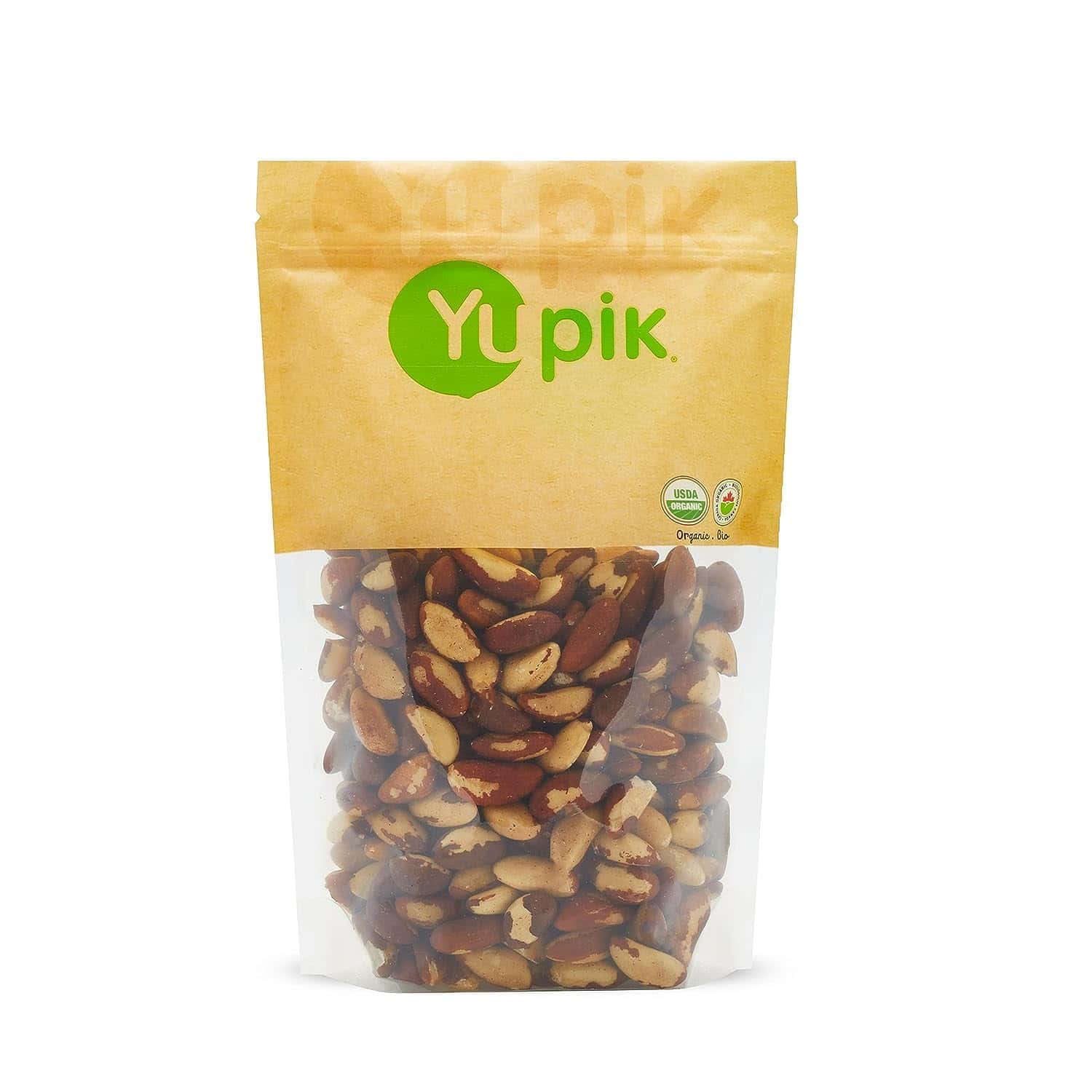 Yupik Organic Brazil Nuts, 2.2 lb, Gluten-Free, Vegan, Kosher, Non-GMO, Raw Nuts, Shelled, Unsalted