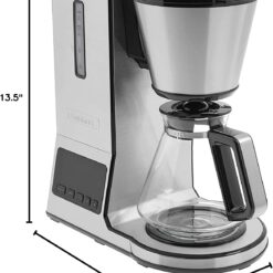 Cuisinart CPO-800P1 PurePrecision 8 Cup Pour-Over Coffee Brewer, Silver