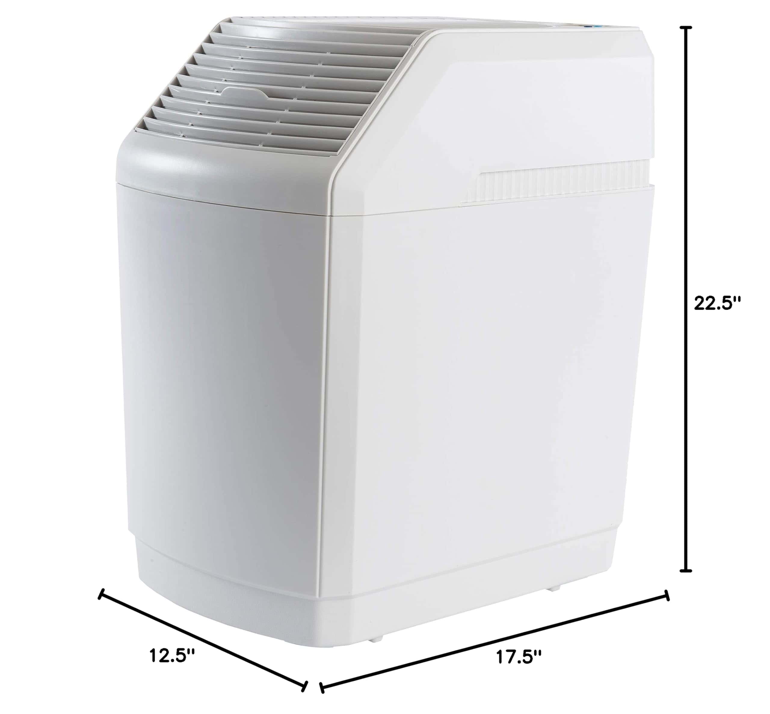 AIRCARE Space Saver Large Evaporative Whole House Commercial 6 Gallon Humidifier for Large Rooms 2,700 sq ft. With Digital Controls