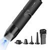 HOTO Handheld Vacuum Cleaner Cordless, Desk Vacuum Cleaner Compressed Electric Air Duster 15000Pa Suction