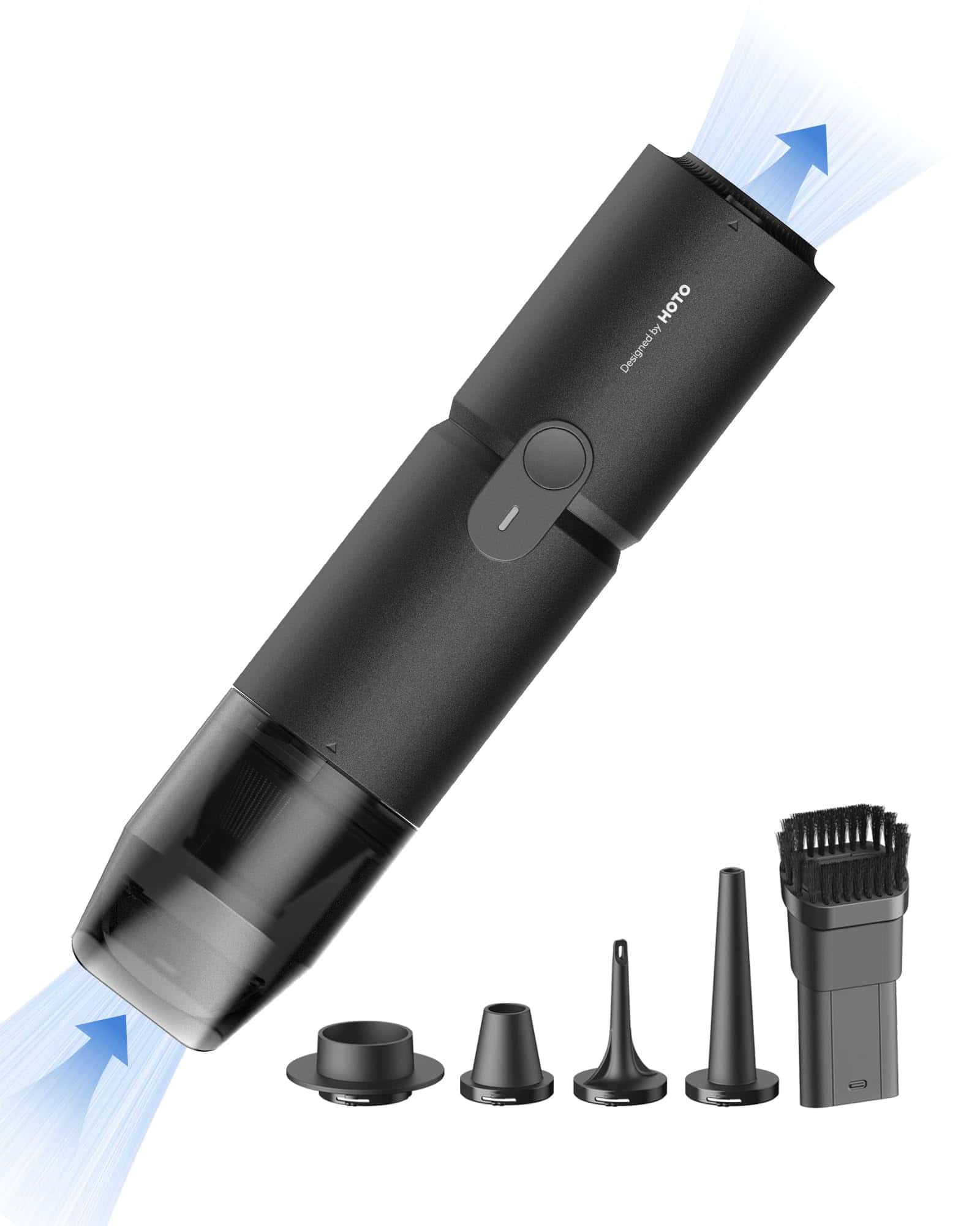 HOTO Handheld Vacuum Cleaner Cordless, Desk Vacuum Cleaner Compressed Electric Air Duster 15000Pa Suction