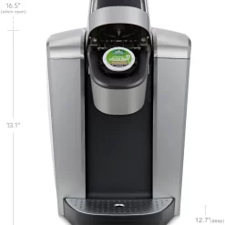 Keurig - K-Elite Single Serve K-Cup Pod Coffee Maker - Brushed Silver