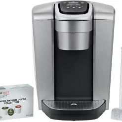 Keurig - K-Elite Single Serve K-Cup Pod Coffee Maker - Brushed Silver
