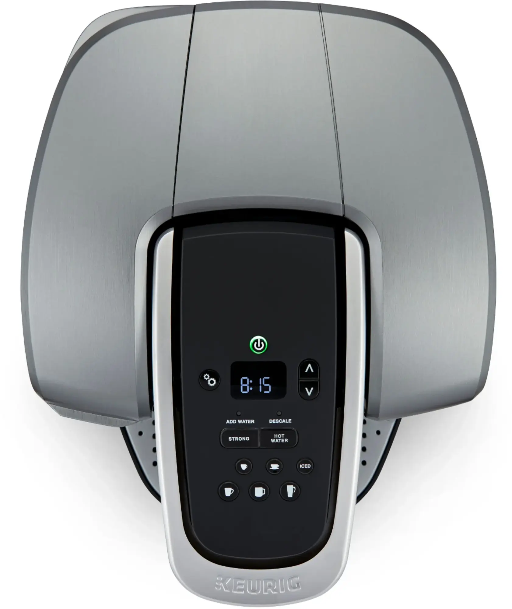 Keurig - K-Elite Single Serve K-Cup Pod Coffee Maker - Brushed Silver