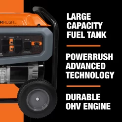Generac GP 8125 / 6500-Watt Single Fuel (Gasoline) Portable Generator