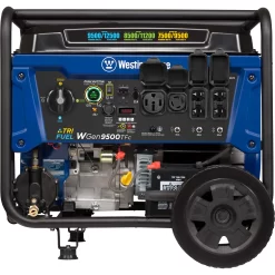 Westinghouse WGen9500TFc Remote Electric Start 12500 / 9500-Watt Tri Fuel (Gasoline/Propane/Natural Gas) Portable Generator