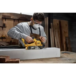 DEWALT XR 20 Volts Brushless Variable Belt Cordless Sander with Dust Management (Battery Not Included)