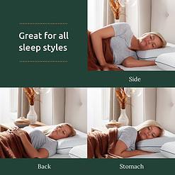 Rest Haven Gel Memory Foam Bed Pillow, King, Single Pack