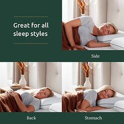 Rest Haven Gel Memory Foam Bed Pillow, Queen, Single Pack
