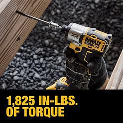 DEWALT XR 20-volt Max 1/4-in Brushless Cordless Impact Driver (Battery and Charger Included with Soft Bag)