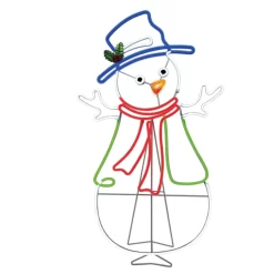 GE 4-ft Staybright LED Neon Flex Snowman Decoration