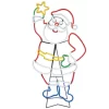 GE 4-ft Staybright LED Neon Flex Santa Decoration
