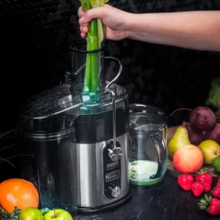 bella PRO - 5-Speed Centrifugal Digital Juice Extractor - Stainless Steel