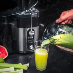 bella PRO - 5-Speed Centrifugal Digital Juice Extractor - Stainless Steel