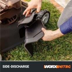 WORX Nitro Power Share Dual Blade 40-volt 21-in Cordless Self-propelled Lawn Mower 5 Ah (2-Batteries and Charger Included)