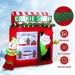 WELLFOR 6.3-ft Lighted Christmas Inflatable
