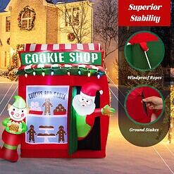 WELLFOR 6.3-ft Lighted Christmas Inflatable