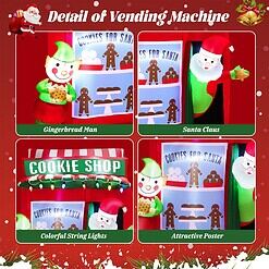 WELLFOR 6.3-ft Lighted Christmas Inflatable