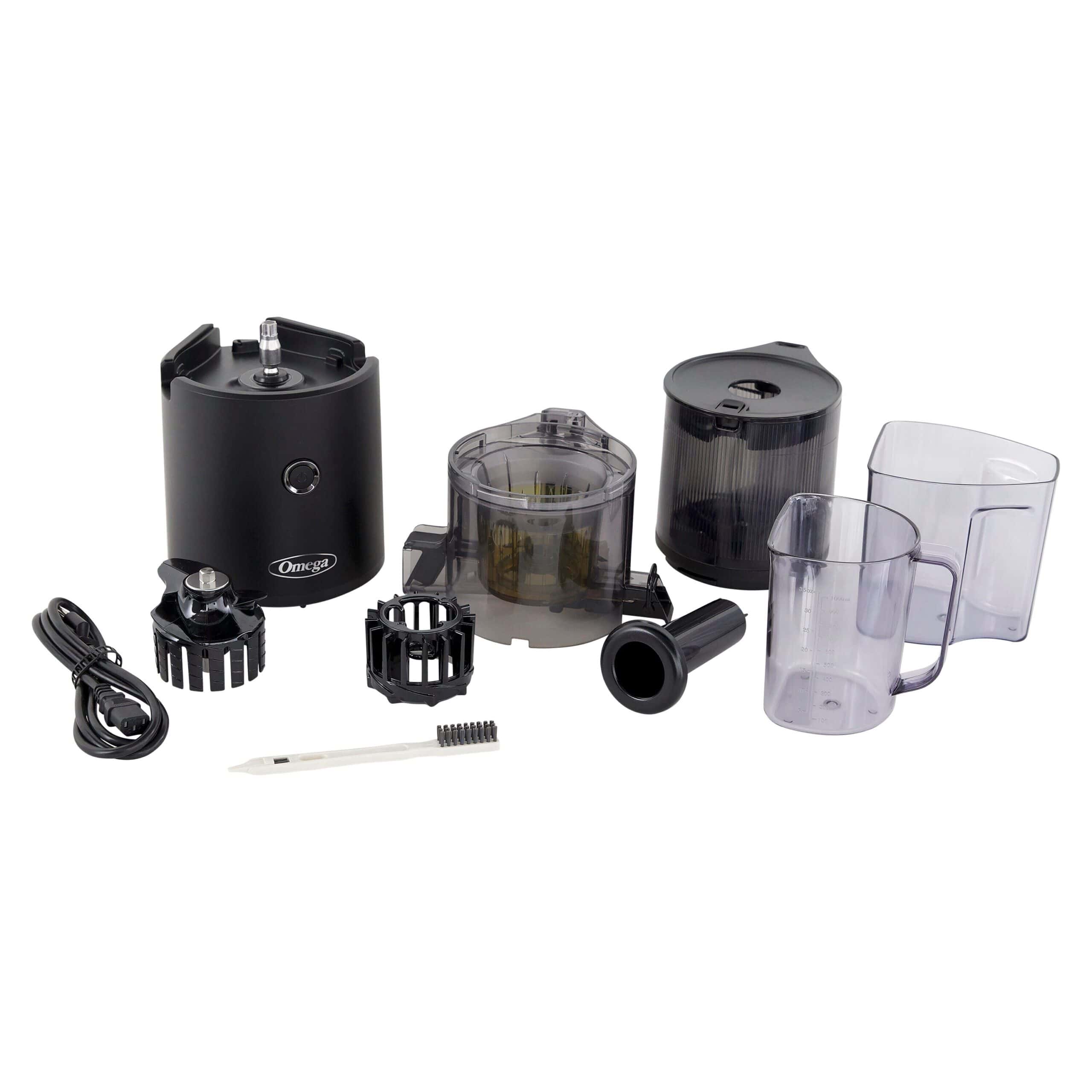Omega 64-oz Juice Extractor with Removable Pulp Tray (Black)