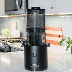 Omega 64-oz Juice Extractor with Removable Pulp Tray (Black)