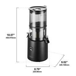 Omega 64-oz Juice Extractor with Removable Pulp Tray (Black)