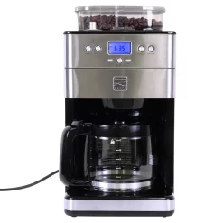 Kenmore Elite Grind and Brew Programmable 12-Cup Programmable Drip Coffee Maker with Automatic Shut-off (Stainless Steel and Black)