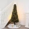 Hi-Line Gift 2.17-ft Pre-lit Artificial Christmas Tree with Multicolor
