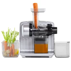 OMEGA 16-oz Juice Extractor with Removable Pulp Tray (Silver)