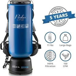 Prolux Commercial/Residential Backpack Vacuum with Hepa Filter